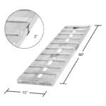 HD Ramps Aluminum Hook End Car Trailer Ramps 5'x15" 5,000 lbs Capacity - Image 4