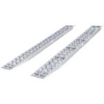 HD Ramps Aluminum Plate End Car Trailer Ramps – 12' L x 16" W with 5,000 lbs Capacity per Axle