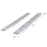 HD Ramps Aluminum Plate End Car Trailer Ramps – 12' L x 16" W with 5,000 lbs Capacity per Axle - Image 3