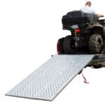 Black Widow Aluminum Punch Plate Folding ATV Ramp 7' 9" L x 53-1/2" W with 1,500 lbs Capacity - Image 9