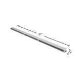 HD Ramps Aluminum Skid Seat Attaching Bracket for Pin-End Ramps 97" - Image 2