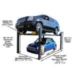 Atlas 408SL Super Deluxe Portable 8,000 lb 4-Post Lift - Image 4