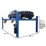 Atlas 414AT 14,000 lb 4-Post Alignment Lift with Turntables - Image 4