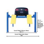 Atlas 414AT 14,000 lb 4-Post Alignment Lift with Turntables - Image 5