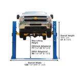 Atlas BP10000X 10,000 lb Baseplate 2-Post Lift - Image 4