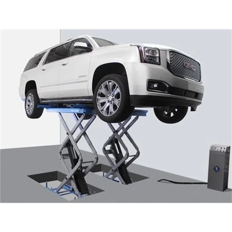 Atlas_FM9SL_ScissorLift_ATEATTD-FM9SL-FPD-1 Atlas FM9SL 9,000 lb In-Ground Flush-Mount Full-Rise Scissor Lift - Image 1