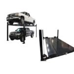 Atlas Garage PRO8000EXT-L 8,000 lb Extra Tall/Long 4-Post Lift + Pro-Floor 8-Piece Storage Combo
