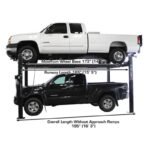 Atlas Garage PRO8000EXT-L 8,000 lb Extra Tall/Long 4-Post Lift + Pro-Floor 8-Piece Storage Combo - Image 3