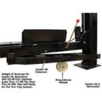 Atlas Garage PRO9000 9k 4-Post Lift + 2x RJ35 Sliding Rolling Jacks Combo - Image 12