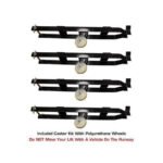 Atlas Garage PRO9000 9k 4-Post Lift + 2x RJ35 Sliding Rolling Jacks Combo - Image 13