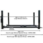 Atlas Garage PRO9000 9k 4-Post Lift + 2x RJ35 Sliding Rolling Jacks Combo - Image 3