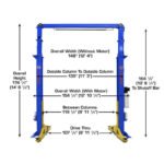 Atlas Platinum PVL15 ALI Certified 15,000 lb. Heavy Duty 2-Post Lift - Image 4