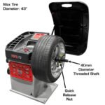 Atlas Platinum PWB70 Motorized Spin Wheel Balancer with Laser - Image 5