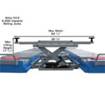 Atlas RJ-6 6,000 lb Air/Hydraulic Rolling Jack for Scissor Alignment Lifts - Image 6