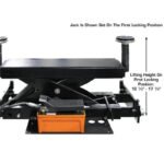 Atlas RJ6BK 6,000 lb Air/Hydraulic Rolling Bridge Jack - Image 3