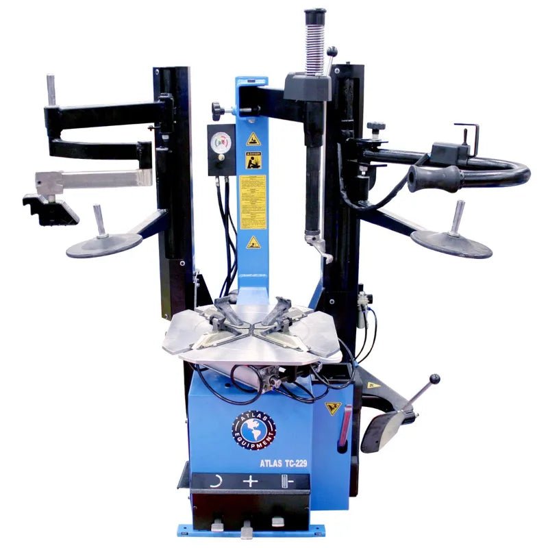 Atlas_TC229DAA_Tire_Changer_ATETC229DAA-FPD Atlas TC229DAA Rim-Clamp Tire Changer with Dual Assist Arms - Image 1