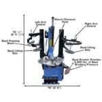 Atlas TC289DAA Rim-Clamp Tire Changer with Dual Assist Arms - Image 3