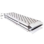 Black Widow Big Boy EZ Rizer Aluminum Folding Motorcycle Trailer Ramp 5' Wide with 3,000 lbs Capacity - Image 9