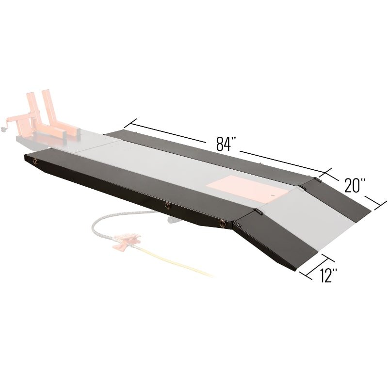 Black Widow ATV Side Extension Kit for Motorcycle Lift Table BW-PROLIFT-HD - 1,500 lbs Capacity - Image 4