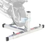 Black Widow Adjustable Width Motorcycle Wheel Chock – Aluminum, No-Drill Installation, Fits 43" to 108" Widths - Image 10