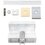 HD Ramps Pair of Clamp-On Semi-Trailer Ramp Storage Brackets, 2' Military-Grade Aluminum