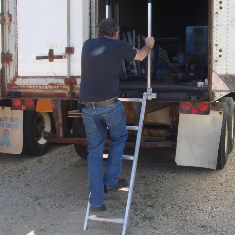 HD Ramps EZ Deck Step Box Truck Step Ladder Aluminum Foldable – 5' L x 16" W x 4' to 4' 4" H - Image 5