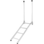 HD Ramps EZ Deck Step Semi-Trailer Step Ladder 48" Lightweight Aluminum Adjustable