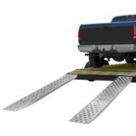 HD Ramps EZ Traction Aluminum Hook End Car Trailer Ramps 7'10"x15" 5,000 lbs Capacity - Image 3
