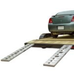 HD Ramps Hook & Plate Hybrid End Aluminum Car Trailer Ramps 2,500 lbs Capacity – 6' L x 12" W x 1.75" H (Pair)
