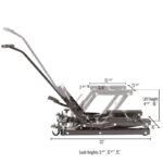 Black Widow Hydraulic Motorcycle & ATV Jack - 1,500 lbs. Capacity - Image 5