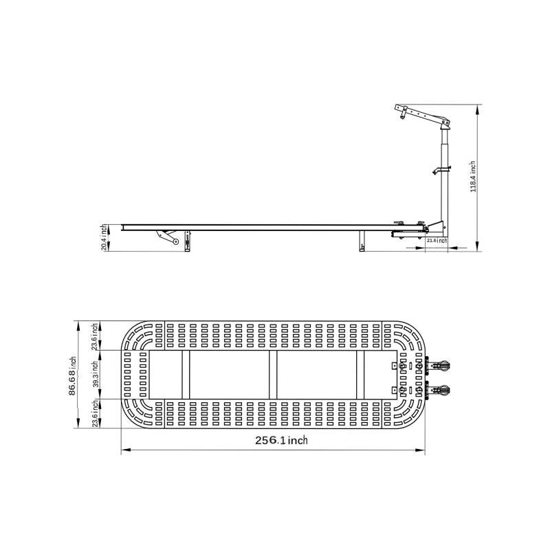 KATOOL KT-299U Auto Body Frame Machine 10-Ton Pulling Capacity with 7,700 lbs CE-Certified Platform - Image 9