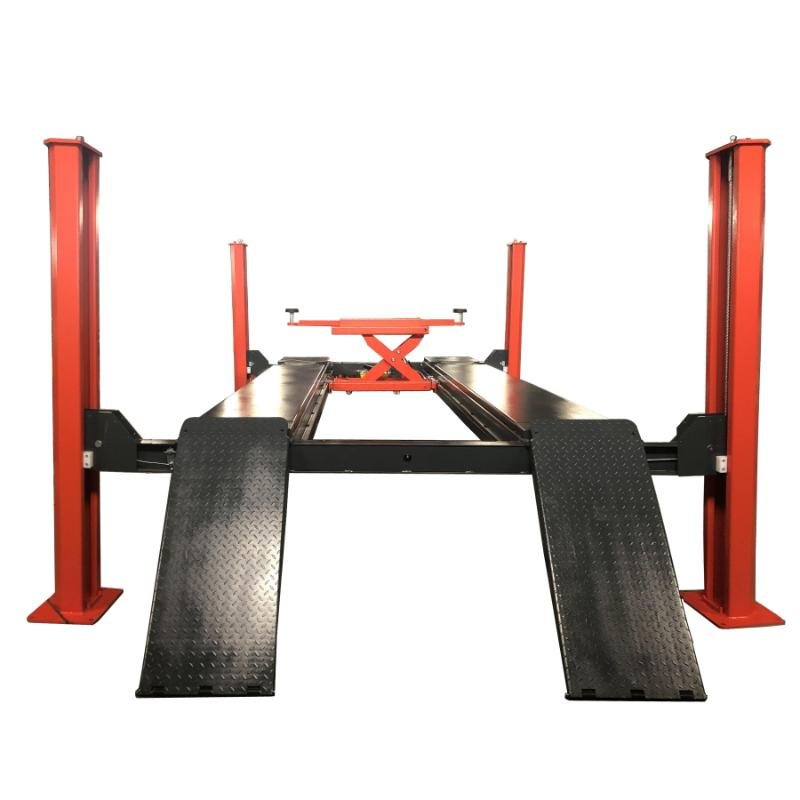 KATOOL KT-4H150 4-Post Alignment Lift 15,000 lb Capacity Rolling Jack Included - Image 1