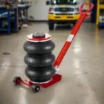 KATOOL 3-Ton Red Pneumatic Air Bag Jack Car Lift with 5.9"-15.75" Range and 6,000 lbs Capacity