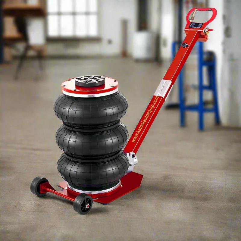 KATOOL 5-Ton Pneumatic Air Bag Jack Red Car Lift with 5.9"-15.75" Lifting Range - Image 1