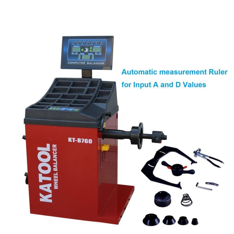 KATOOL KT-B760 Wheel Balancer 30" Max Rim Diameter ±1g Accuracy - Image 2