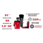 KATOOL KT-B795 Truck Wheel Balancer 150kg Capacity with Pneumatic Lift - Image 5