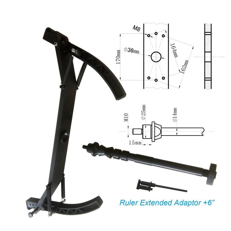 KATOOL KT-MC2 Motorcycle Wheel Adaptor Kit For KT-B700 & KT-B760 Balancers - Image 3