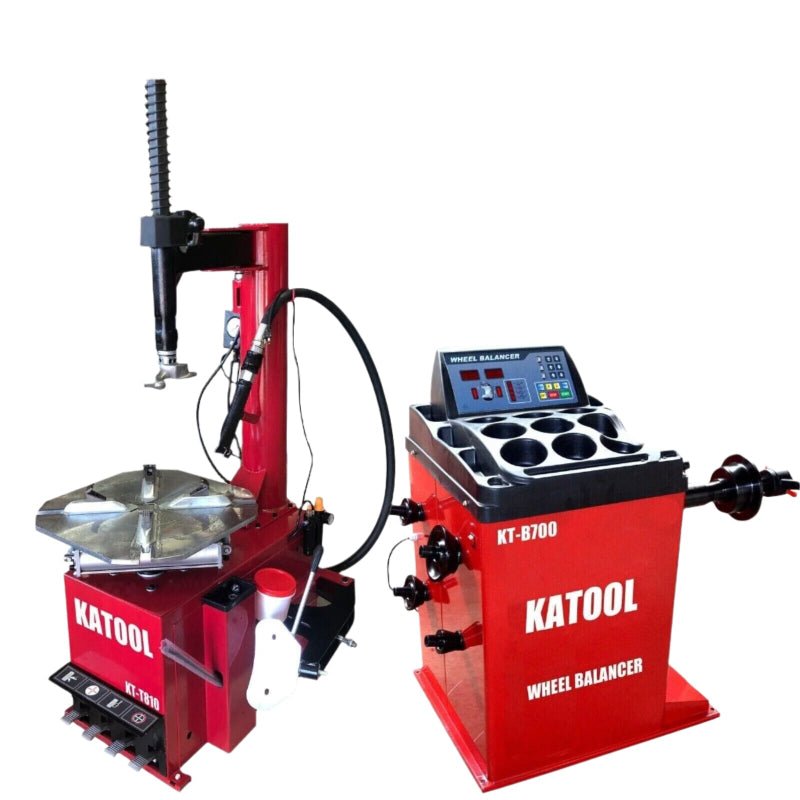KATOOL KT-T810 & KT-B700 Tire Changer and Wheel Balancer Combo 41" Max Wheel Diameter, 120V, 12–22" Clamping - Image 1