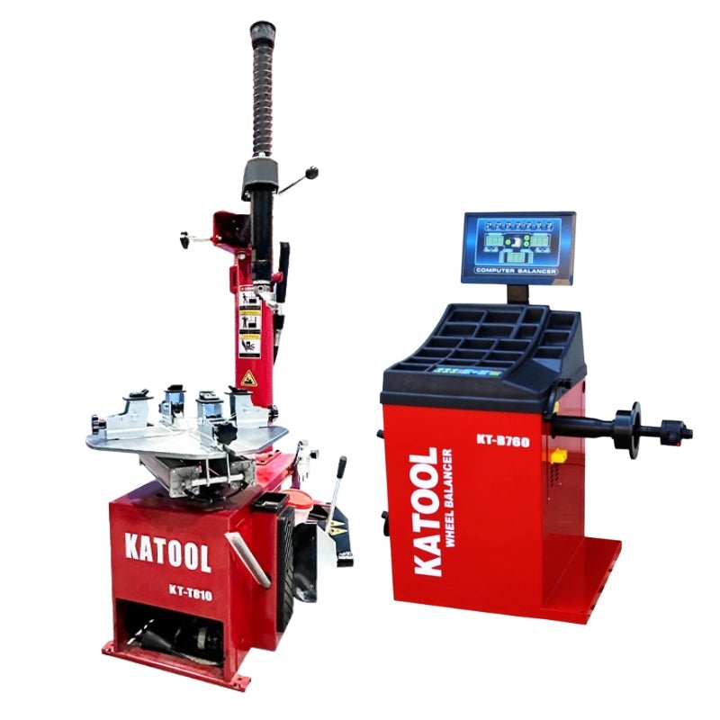 KT-T810_KT-B760_Tire_Changer_Wheel_Balancer_Combo_2.0HP_Changer KATOOL KT-T810 & KT-B760 Tire Changer & Wheel Balancer Combo 2.0HP Changer - Image 1