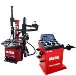 KATOOL KT-T850 & KT-B700 Tire Changer & Wheel Balancer Combo, 47" Max Wheel Capacity