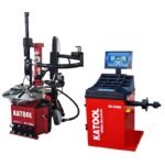KATOOL KT-T850 & KT-B760 Tire Changer & Wheel Balancer Combo Commercial-Grade with 47" Max Wheel Diameter