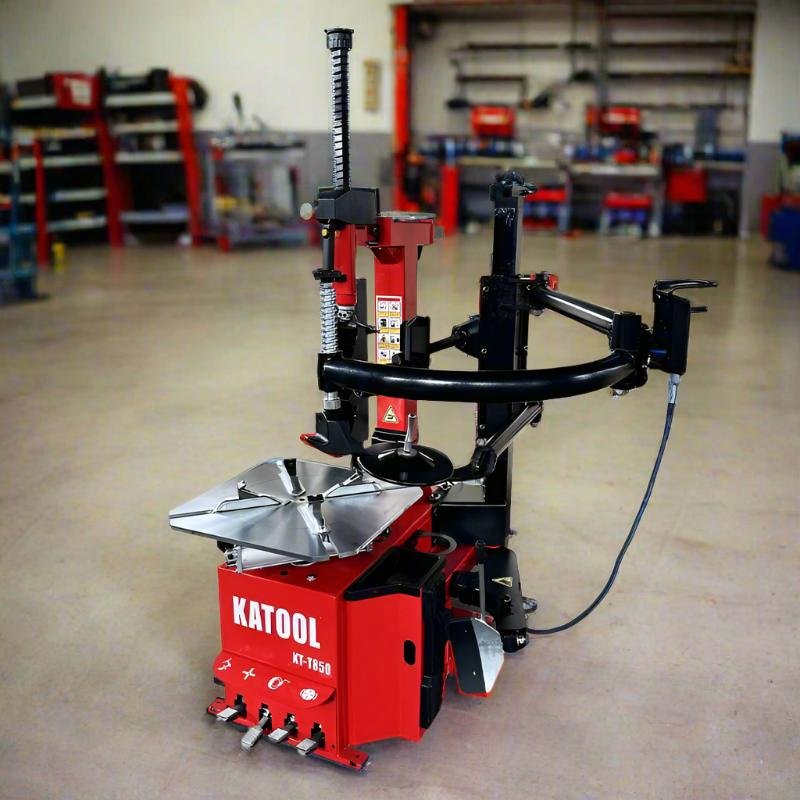 KT-T850_Tilt-Arm_Wheel_Clamp_Tire_Changer_Machine_Professional_Grade_Durable_47_Capacity_with_Assist_Arms_and_Bead_Seater KATOOL KT-T850 Tilt-Arm Wheel Clamp Tire Changer Machine Professional Grade Durable 47" Capacity with Assist Arms and Bead Seater - Image 1