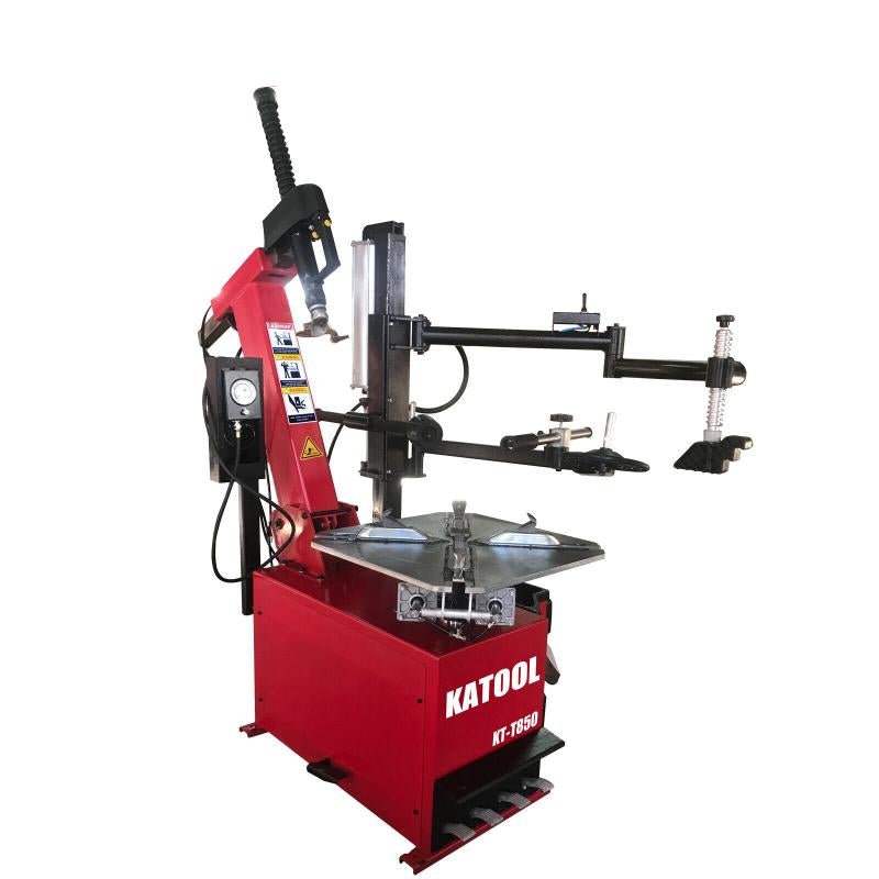 KATOOL KT-T850 Tilt-Arm Wheel Clamp Tire Changer Machine Professional Grade Durable 47" Capacity with Assist Arms and Bead Seater - Image 2