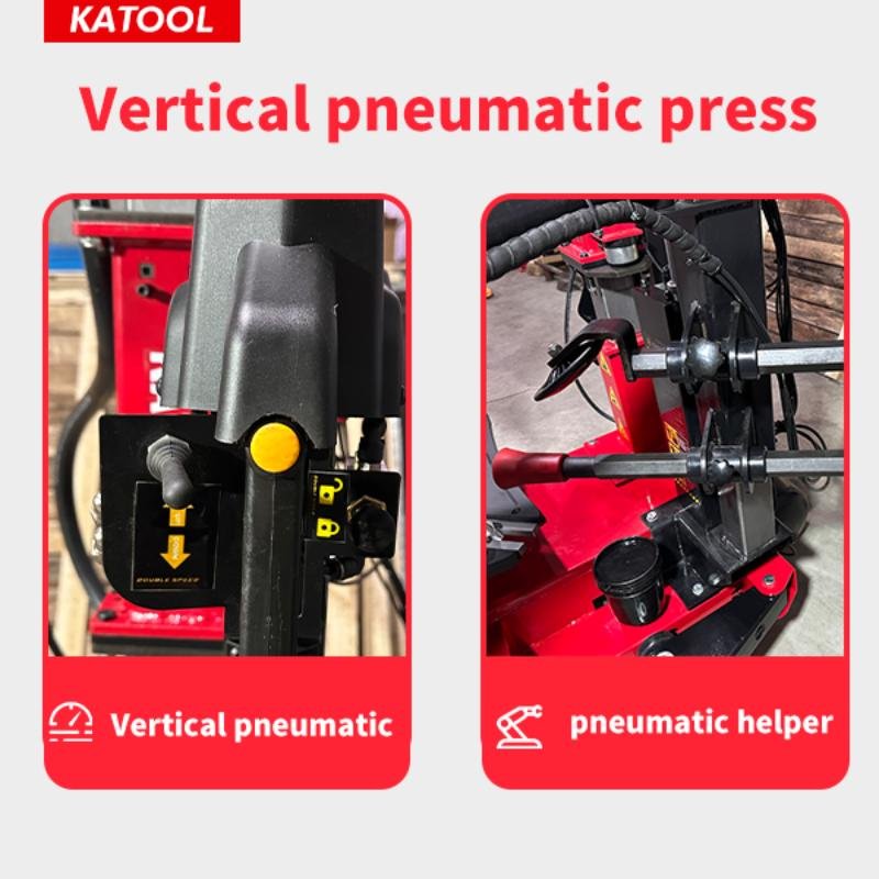 KATOOL KT-T855 Wheel Clamp Tire Changer Machine Professional 1100mm Max Wheel Diameter 1.5KW Motor 110V Power - Image 4