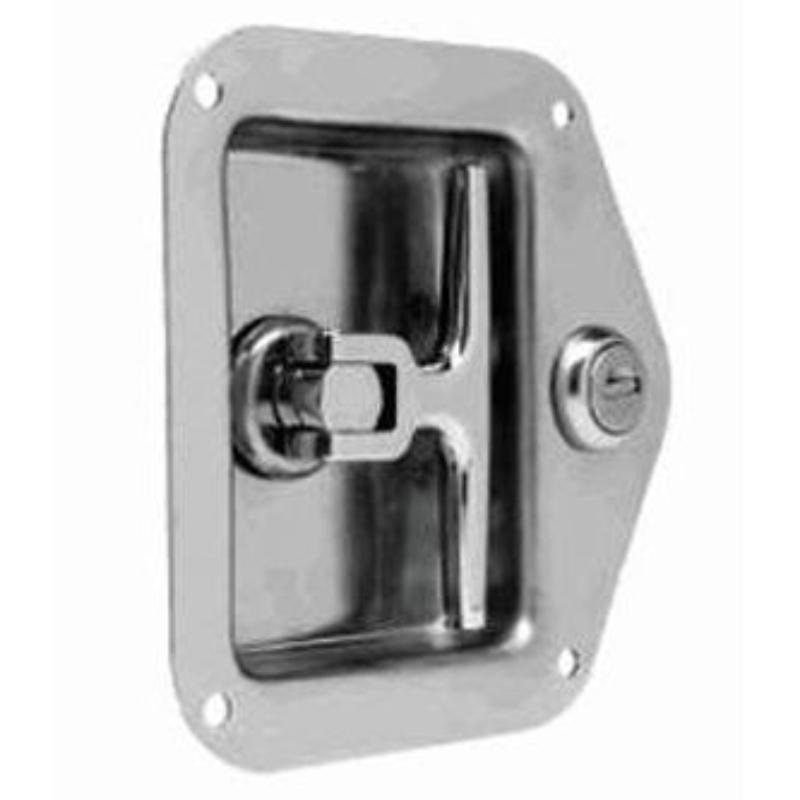 Cendrex Key Operated Flush Aluminum Floor Hatch with Exposed Flange - Custom Size - Image 2