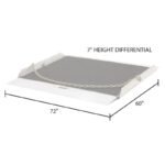 HD Ramps Lightweight Aluminum Dock Board 5' x 6' with 20,000 lbs Capacity - Image 3