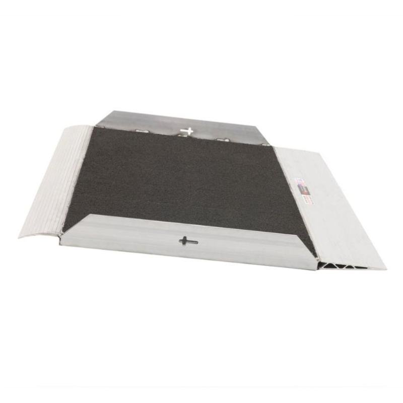 Lightweight_Aluminum_Dock_Board_DB-20-72-60-GRIT_side_view HD Ramps Lightweight Aluminum Dock Board 5' x 6' with 20,000 lbs Capacity - Image 1