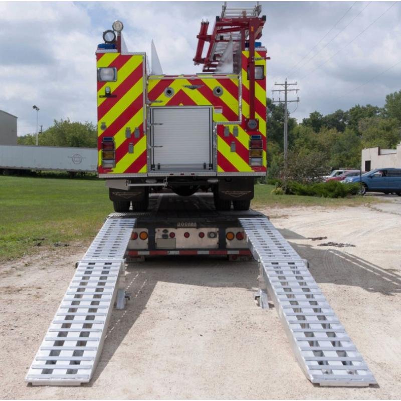 HD Ramps Modular Step Deck Trailer Ramp System 8' L x 20" W with 23,500 lbs Capacity per Axle - Image 2