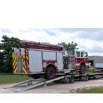 HD Ramps Modular Step Deck Trailer Ramp System 8' L x 20" W with 23,500 lbs Capacity per Axle