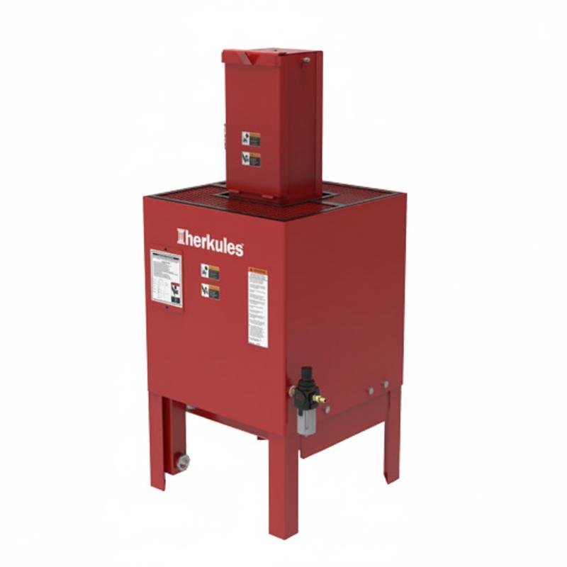 OFC4_Oil_Filter_Crusher_18-Ton_Force_80_Size_Reduction Herkules OFC4 Oil Filter Crusher 18-Ton Force, 80% Size Reduction - Image 1